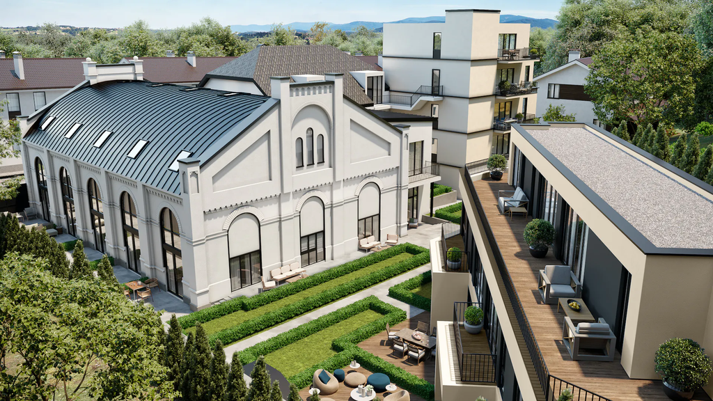 NEW APARTMENT AND TOWNHOUSES DIRECT BEHIND GRAFENBERG