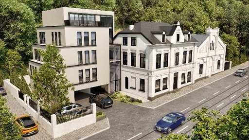 LEBEN IN DER NÄHE DES WALDES-NEUBAU IN DÜSSELDORF GRAFENBERG